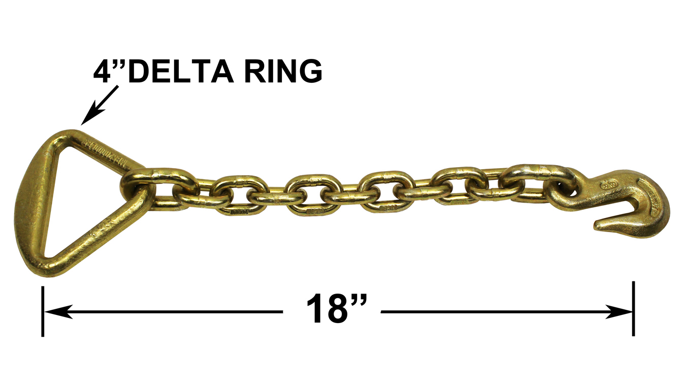 4" Chain Anchor with 3/8" Grab Hook CTS CARGO