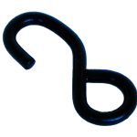 1" S-HOOK VINYL COATED