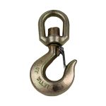 Alloy Swivel Hook With Safety Latch, Y/Z Plated