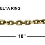 4" Chain Anchor with 3/8" Grab Hook