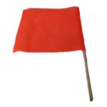 WARNING FLAG WITH DOWEL