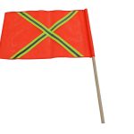 MESH TRAFFIC WARNING FLAG