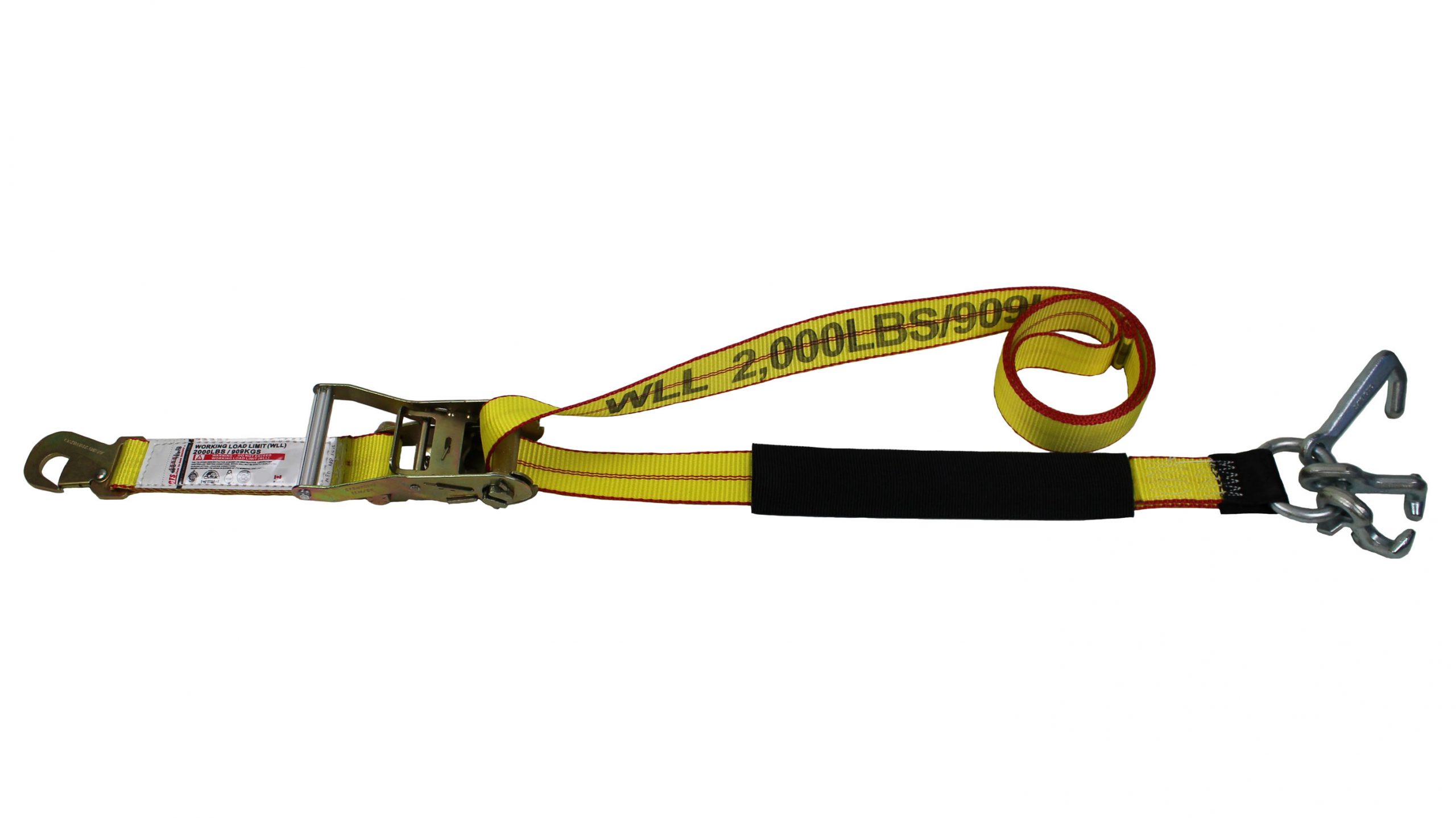8 FT Auto Tie-Down with RTJ Cluster Hook & Snap Hook – CTS CARGO