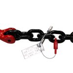 G80 3/8" CHAIN WITH CLEVIS GRAB HOOK ON BOTH ENDS