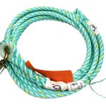 VERTICAL LIFELINE WITH CARABINER ON ONE END