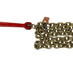 10 FT TOW CHAIN, 5/16" G70 15" J HOOK AND GRAB HOOK