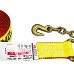 3″ WINCH STRAP WITH 5/16" CHAIN ANCHOR