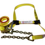 Adjustable Wheel Tie-Down With Chain Links