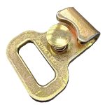 1" Flat Hook with Keeper